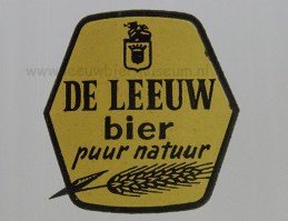 leeuw bier 1966 hoog 3 etiket